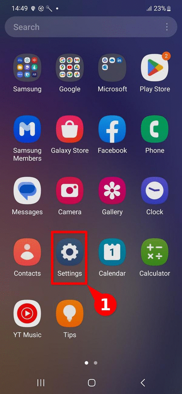 Steps to enable ADB on a Samsung Galaxy A54 with One UI and Android 13