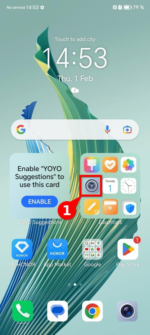  Steps to generate a bug report on a Honor Magic Lite con la versión Magic OS 7.1 en Android 13