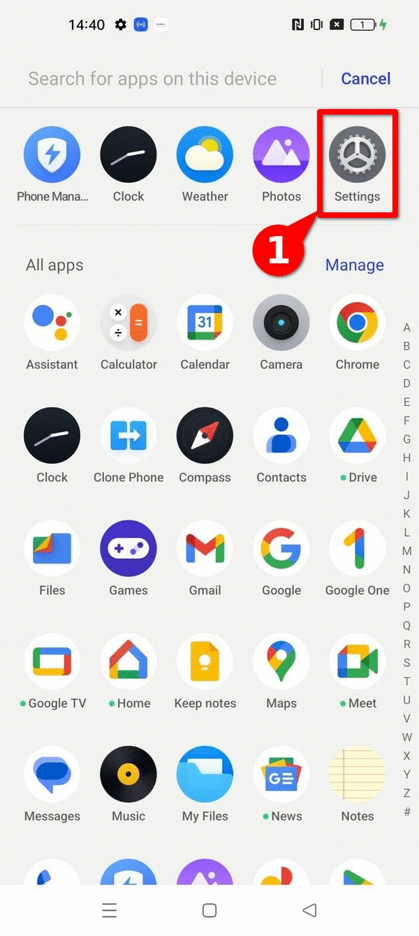  Steps to generate a bug report on a Realme GT2 Pro con RealMe UI 4.0 utilizando Android 13
